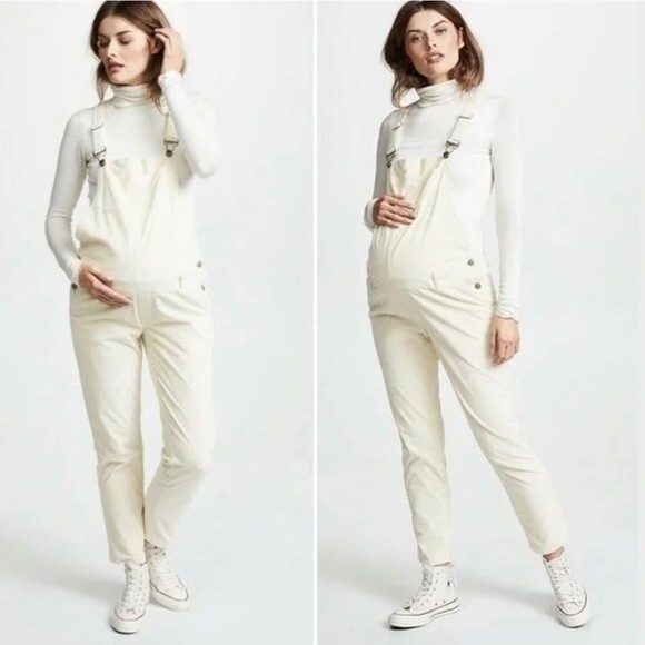 HATCH The Cord Overalls in Ivory Size 3 = US 10-12 NWT - Picture 2 of 10